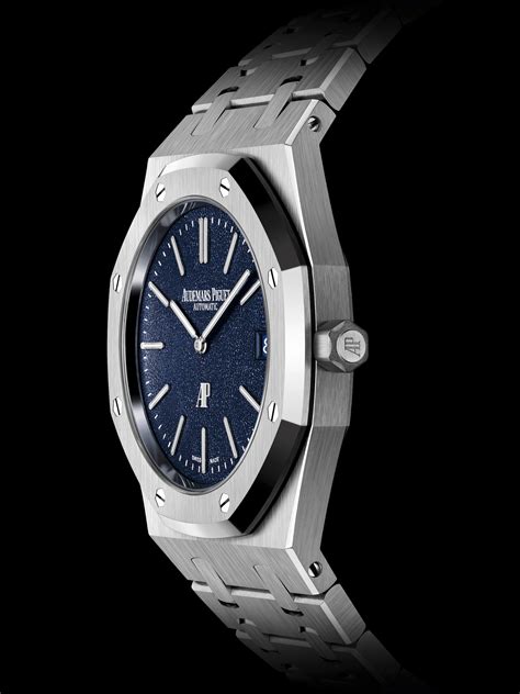 audemars piguet royal oak white gold|Audemars Piguet jumbo extra thin.